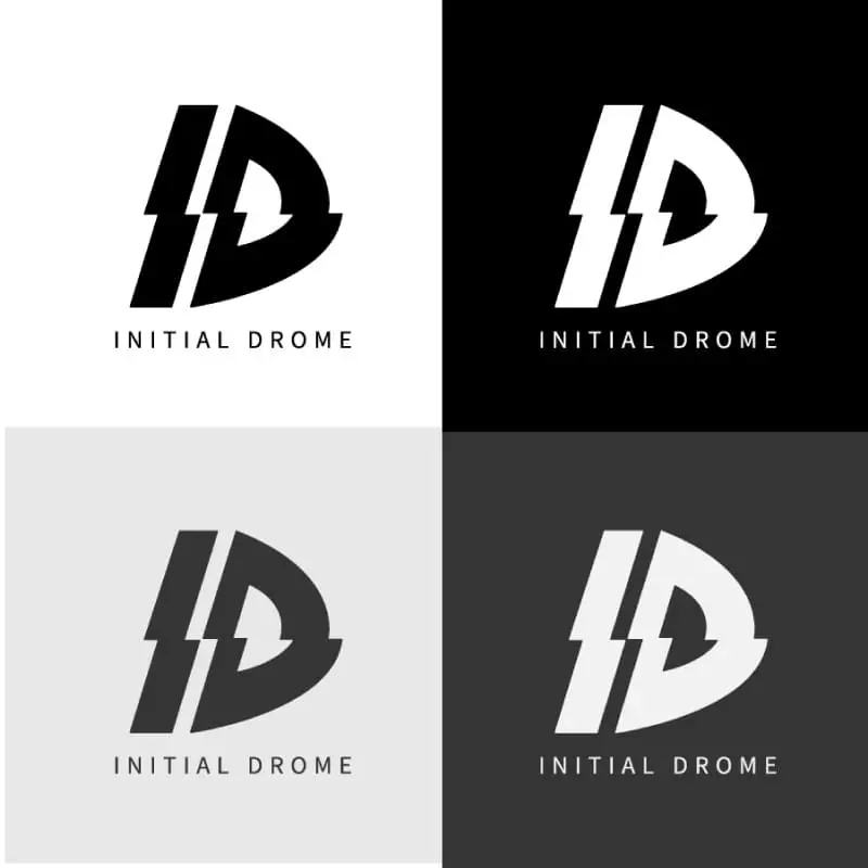design logo initial drome