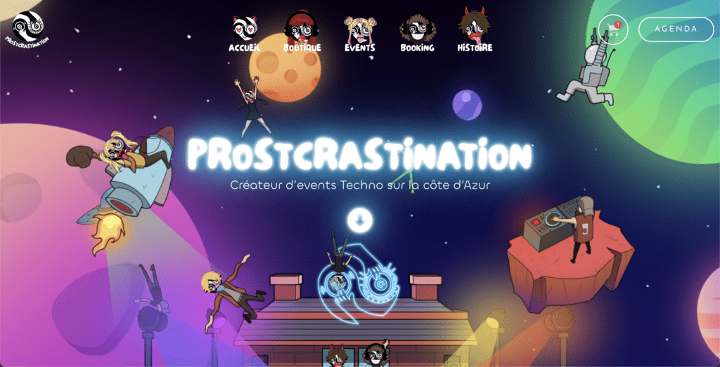 Accueil du site prostcrastination